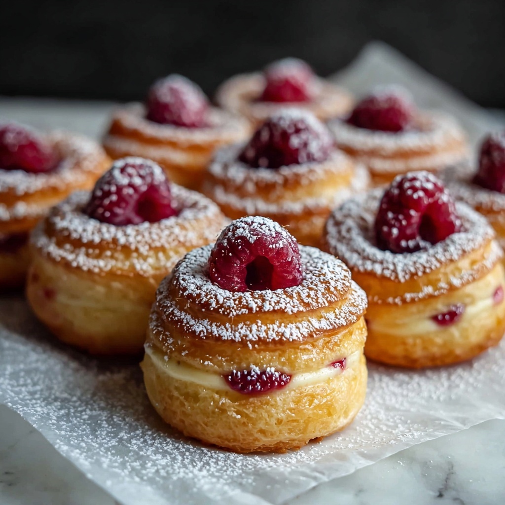 Delicious Raspberry Custard Buns to Brighten Your Day Recipe - Recipe Image