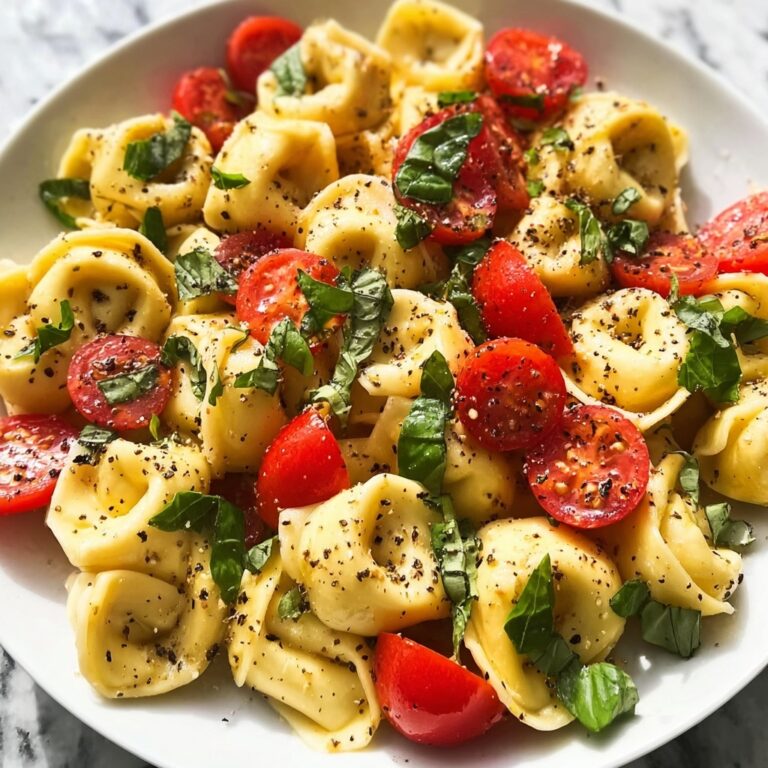 Garlic Parmesan Tortellini Salad Recipe
