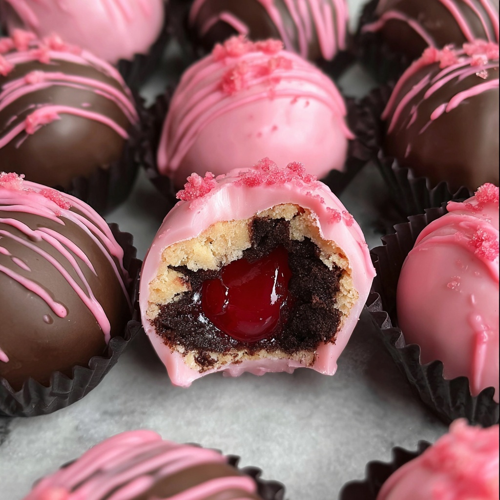 Cherry Mash Truffles Recipe - Recipe Image