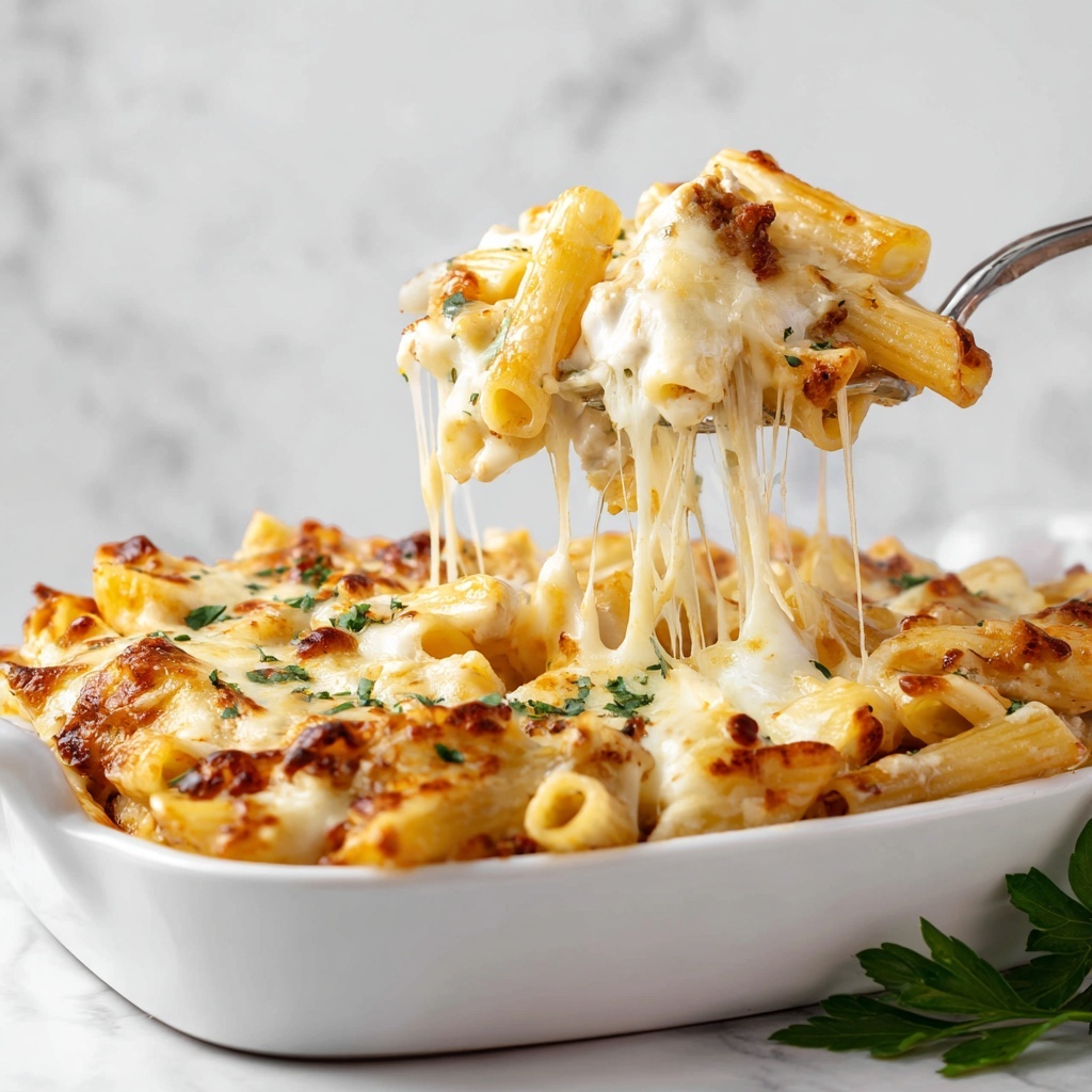 Chicken Alfredo Casserole Recipe - Recipe Image