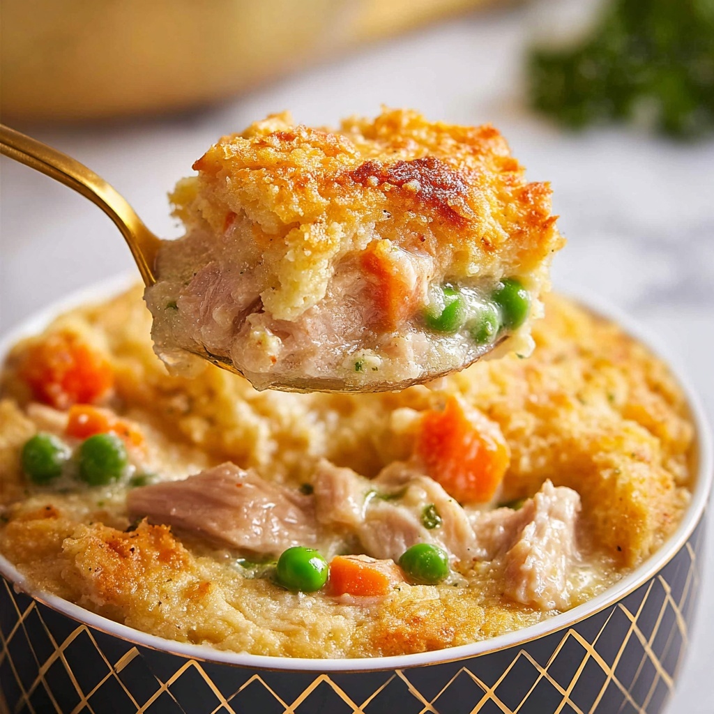 Sweet Potato Chicken Pot Pie Casserole Recipe - Recipe Image