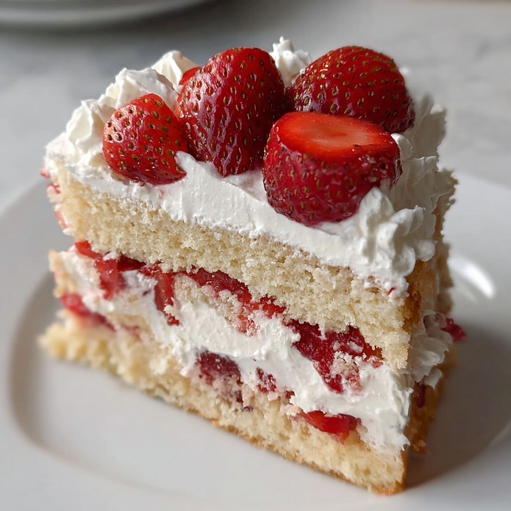 Heavenly Strawberry Cake: 7 Joyful Bites of Nostalgia Recipe - Recipe Image