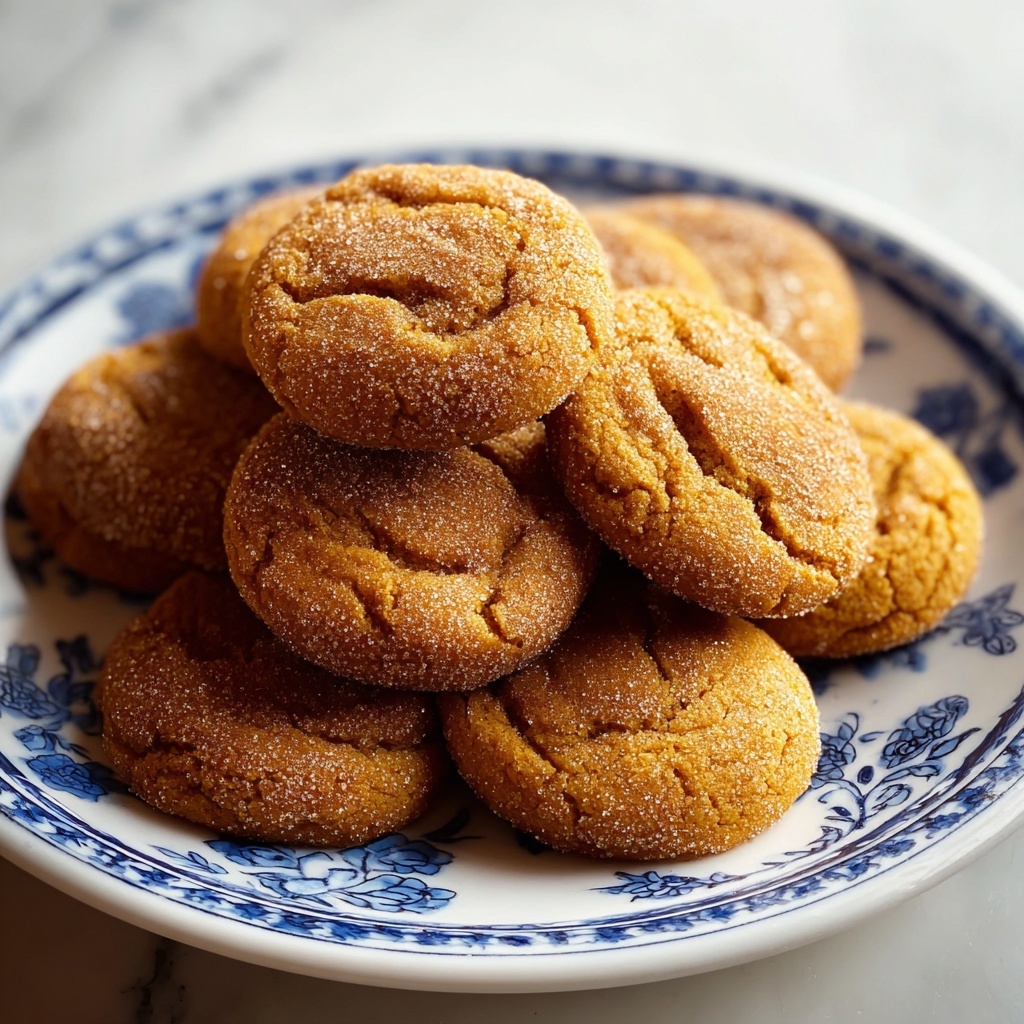 Chewy Pumpkin Snickerdoodle Cookies Recipe - Recipe Image