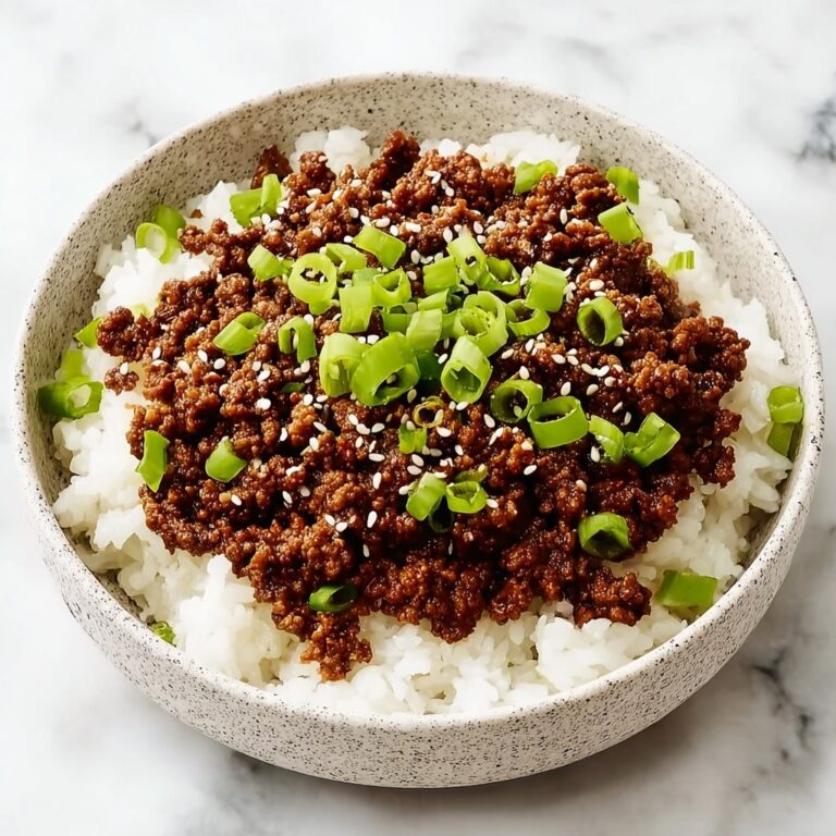 Savory Korean Ground Beef Bowl Recipe