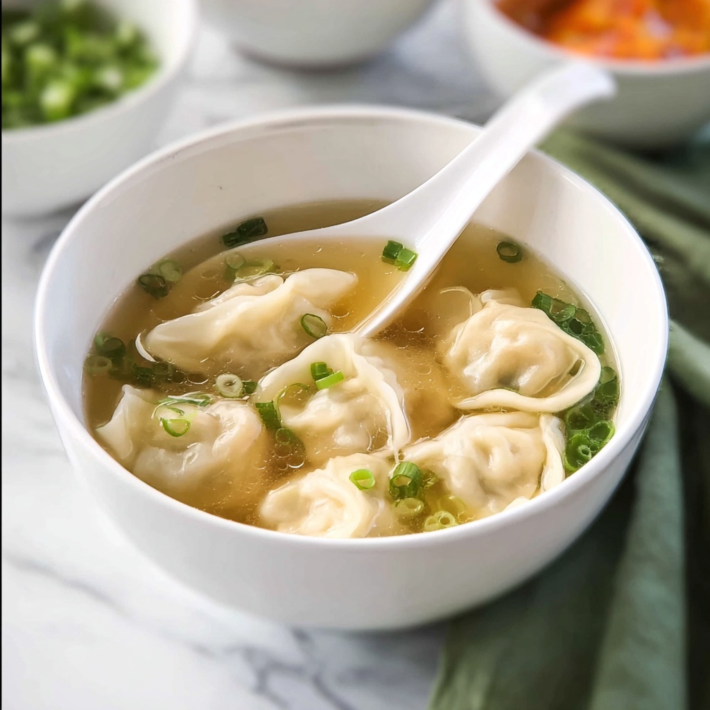 Homemade Wonton Soup: A Heartwarming Comfort in Every Bowl Recipe - Recipe Image