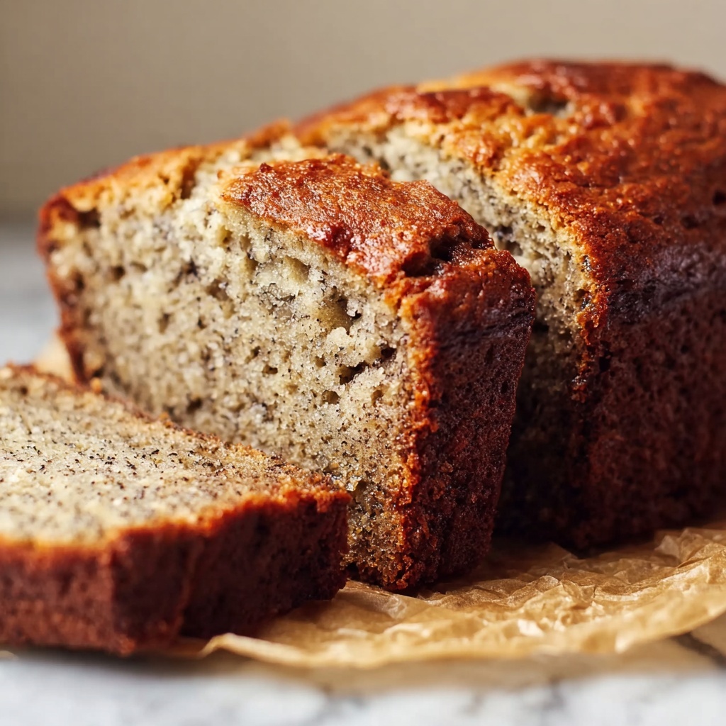 Moist and Flavorful Old Fashioned Banana Bread Bliss Recipe - Recipe Image