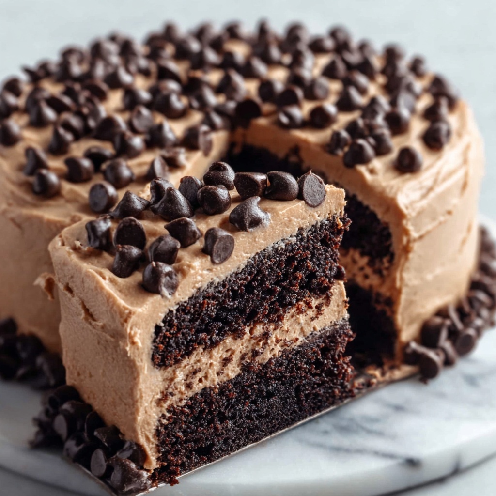 Chocolate Chip Cookie Dough Cake: The Ultimate Dessert Recipe You Need to Try Recipe - Recipe Image