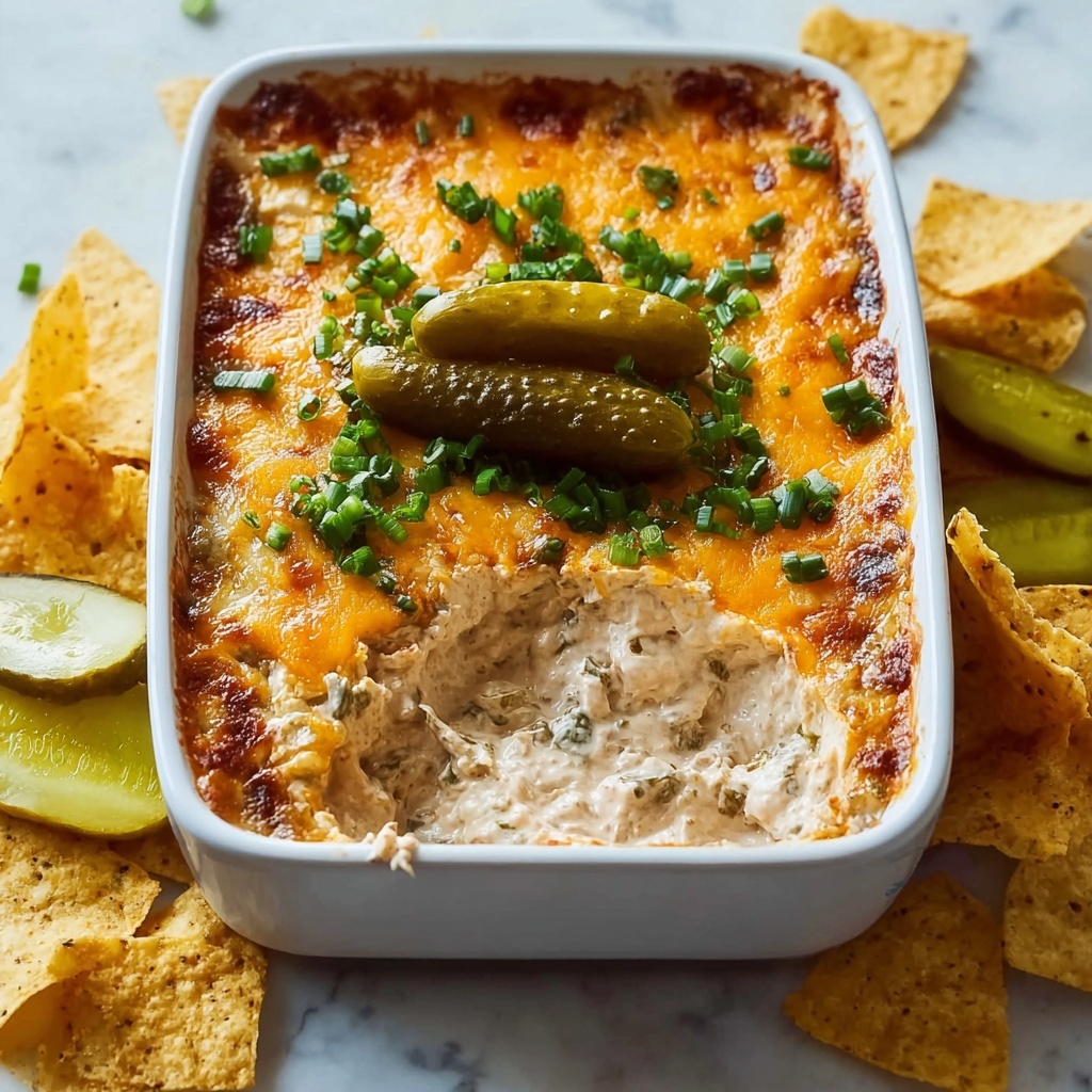 Hot and Cheesy Fried Pickle Dip Recipe to Wow Your Guests Recipe - Recipe Image