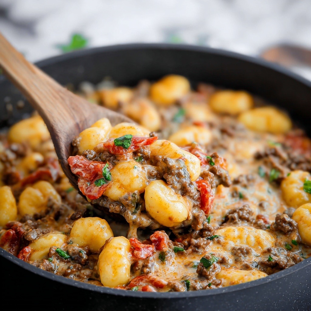 Cheeseburger Gnocchi Recipe - Recipe Image