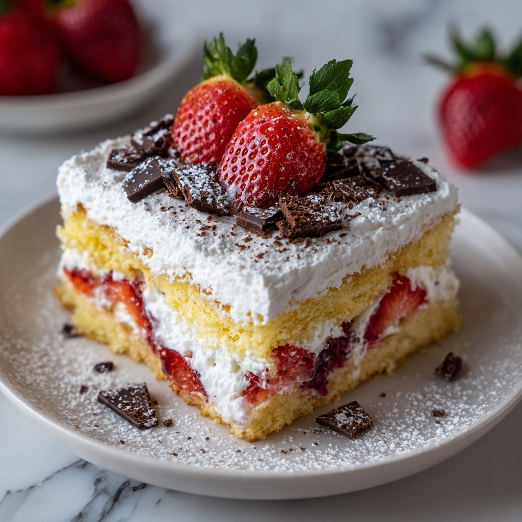 White Chocolate-Strawberry Tiramisu Recipe - Recipe Image