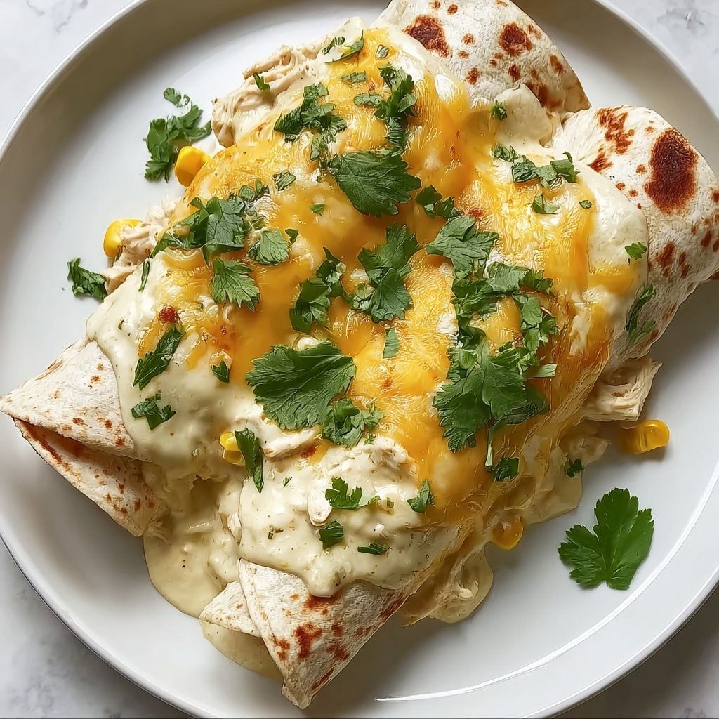 White Chicken Chili Enchiladas: 7 Steps to Cozy Bliss Recipe - Recipe Image