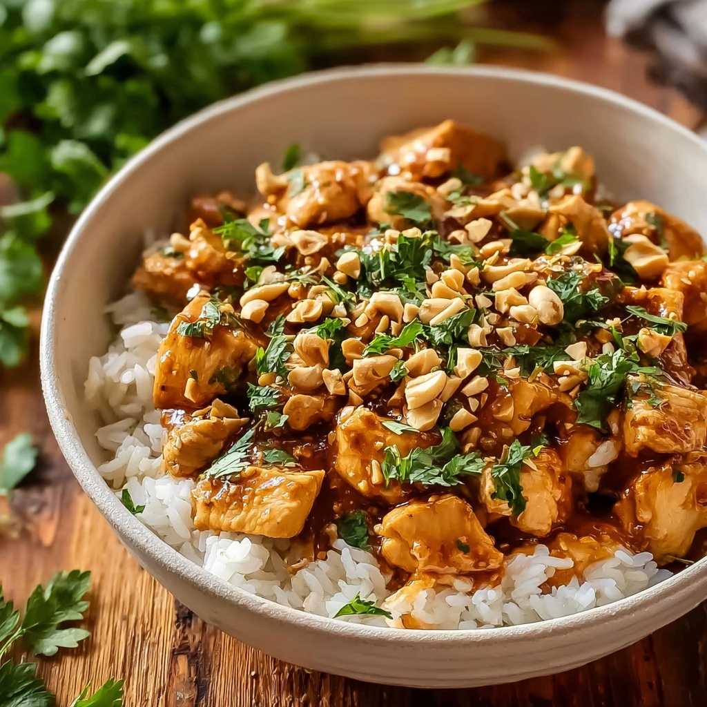Slow Cooker Peanut Chicken Recipe - Recipe Image