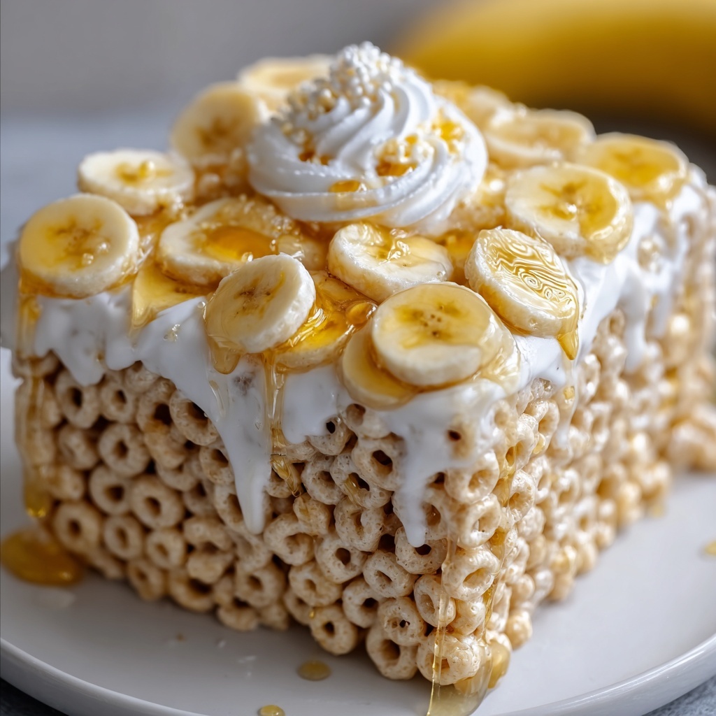 Banana Pudding Rice Krispies Treats Recipe - Recipe Image