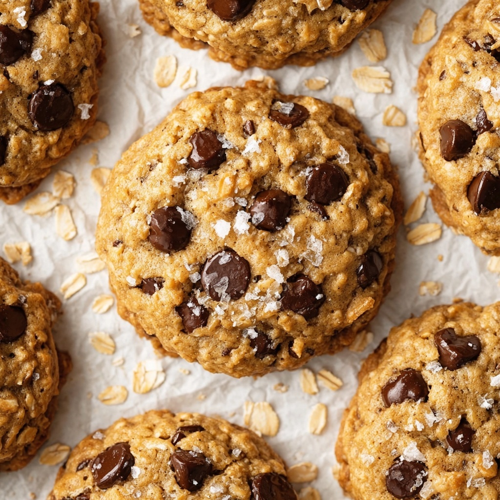 Vegan Oatmeal Chocolate Chip Cookies Recipe - Recipe Image
