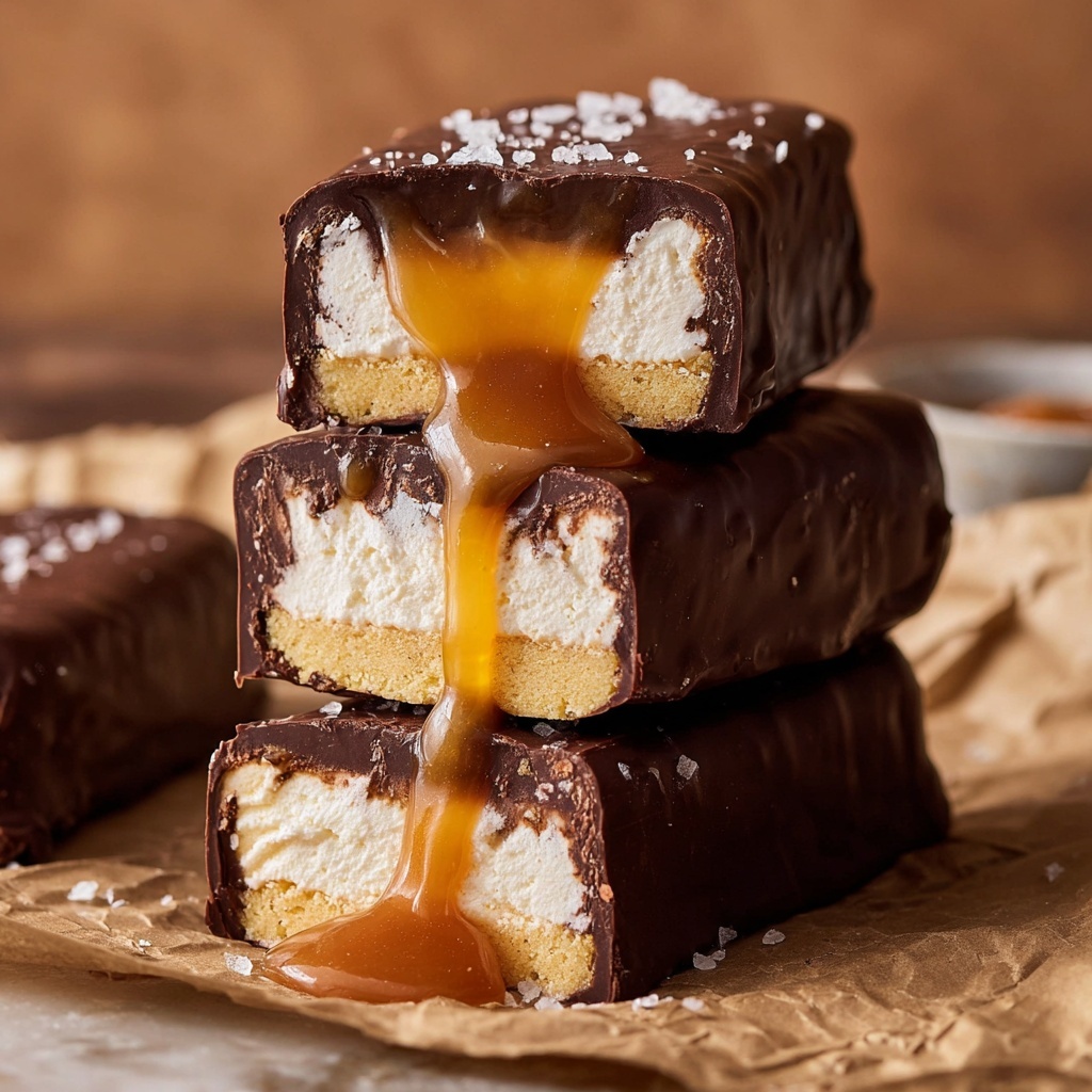 Vegan Twix Ice Cream Bars Recipe - Recipe Image