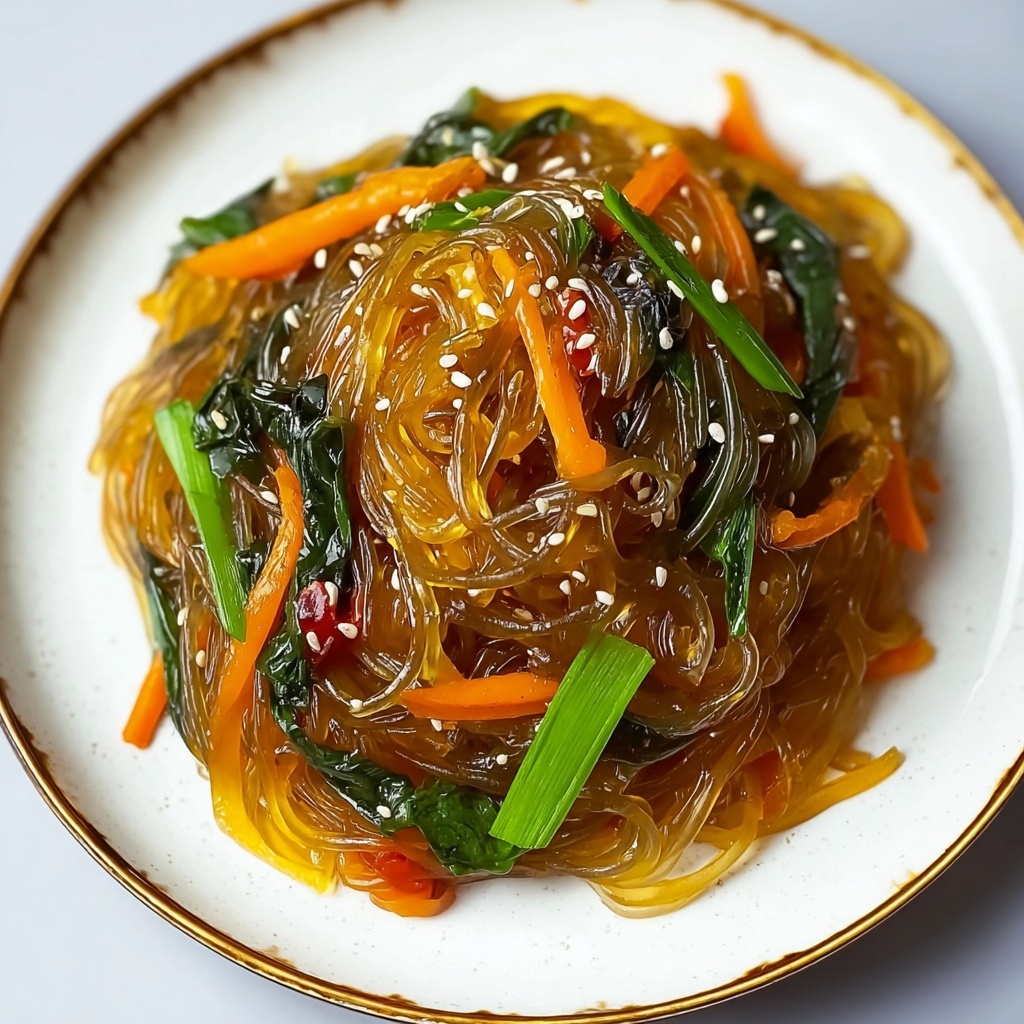Korean Sweet Potato Glass Noodle Stir-Fry Recipe - Recipe Image