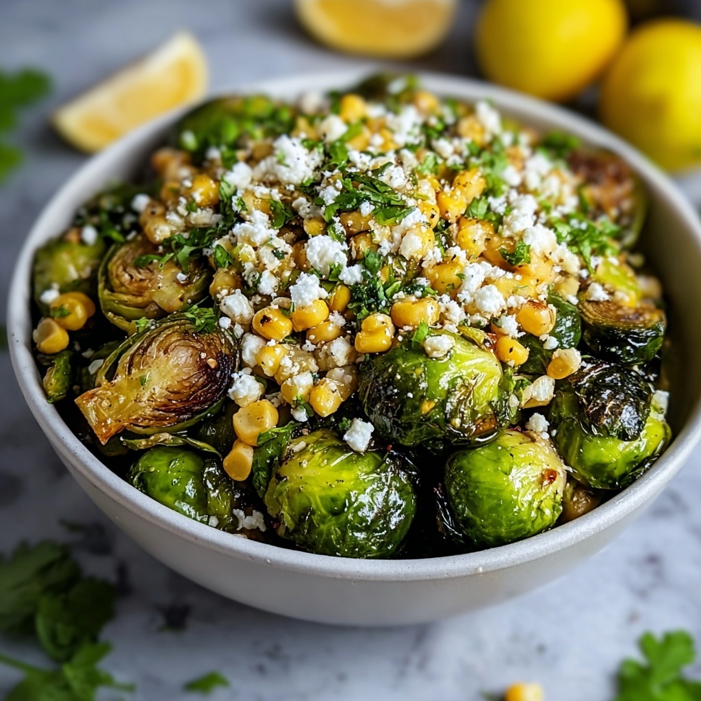 Mexican Street Corn Brussels Sprouts Recipe - Recipe Image
