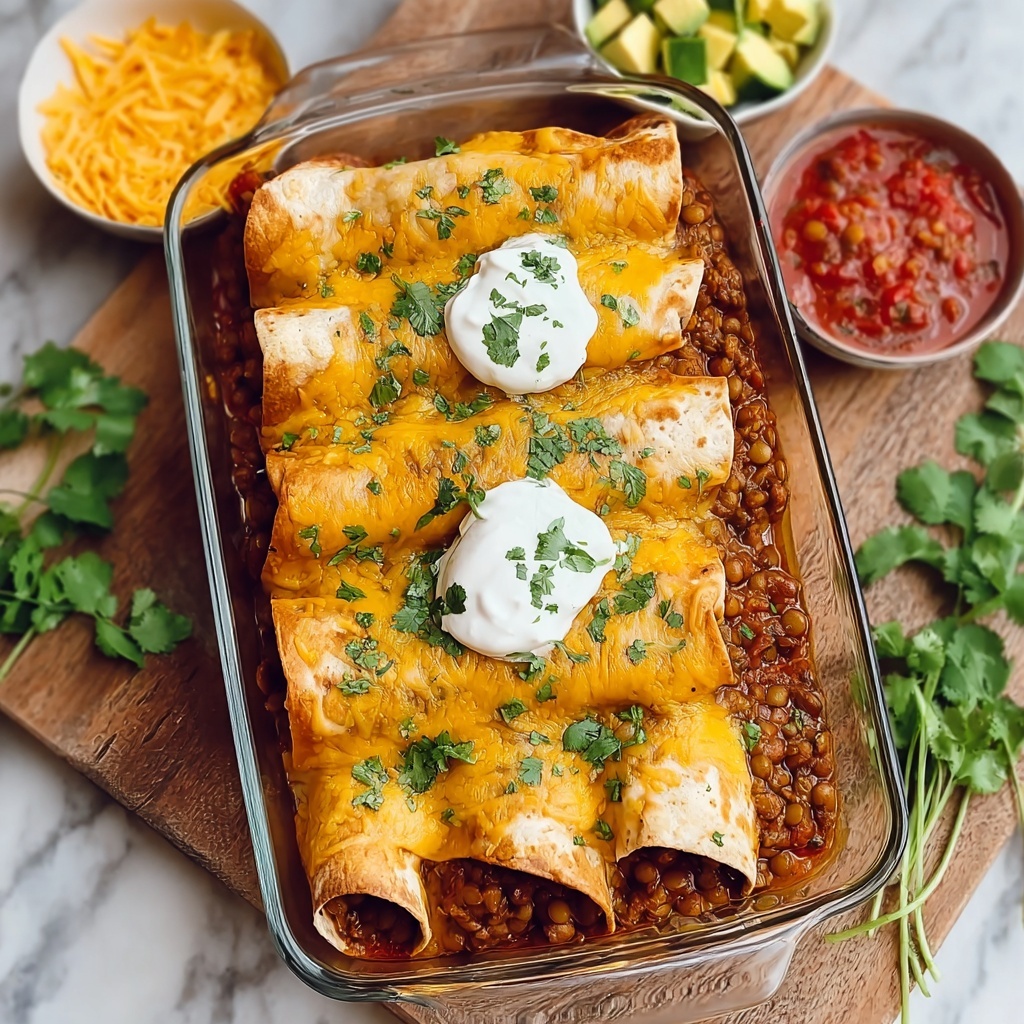 Vegan Lentil Enchiladas Recipe - Recipe Image