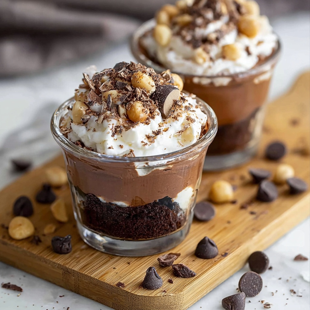 Chocolate Hazelnut Mascarpone Cups Recipe - Recipe Image