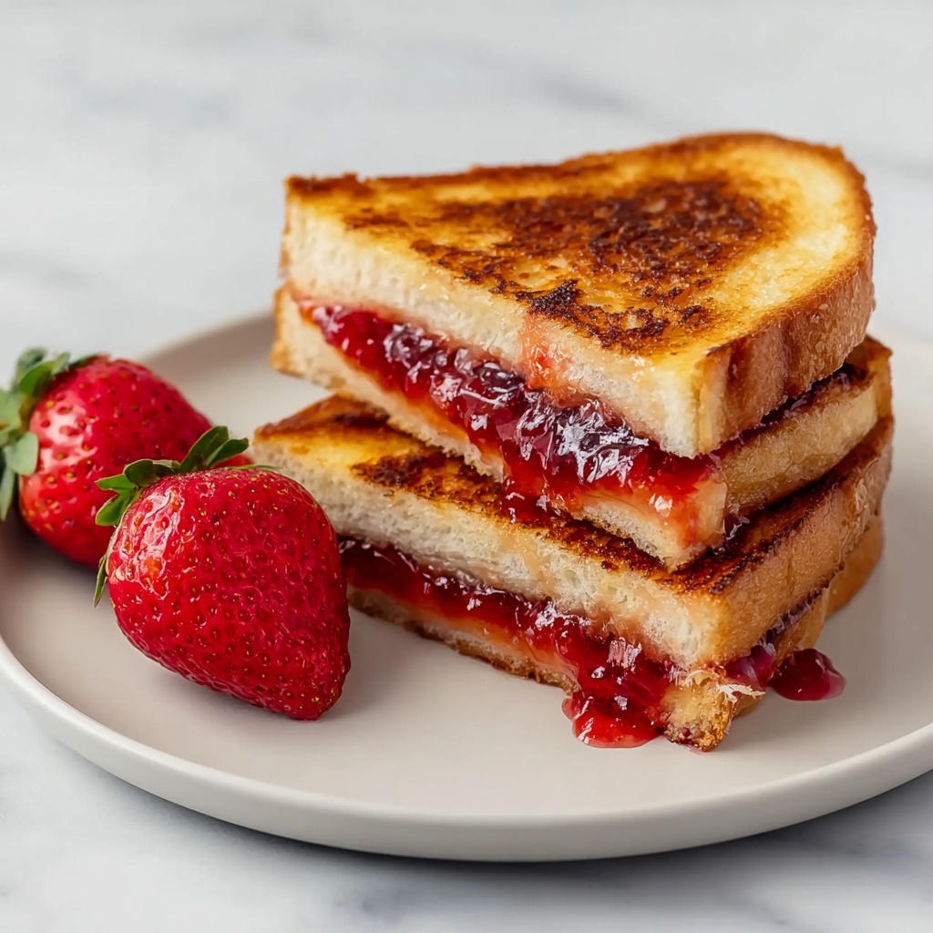 Peanut Butter Jelly Stuffed French Toast Recipe - Recipe Image