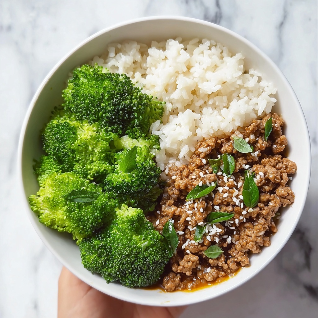 Sweet & Spicy Ground Turkey & Broccoli Bowls Recipe - Recipe Image