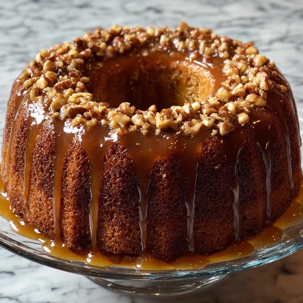 Maple Walnut Cake with Brown Sugar Glaze Recipe - Recipe Image