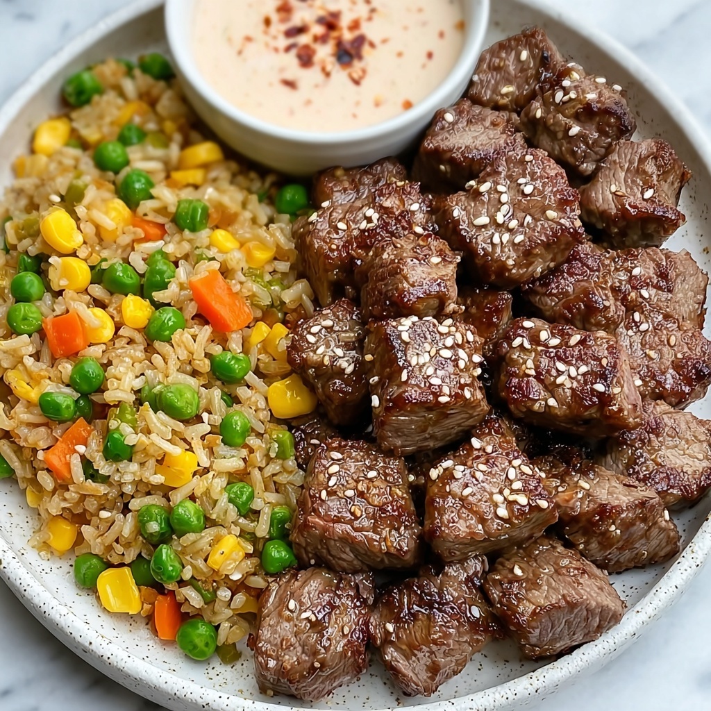 Easy Hibachi Steak with Fried Rice Recipe - Recipe Image