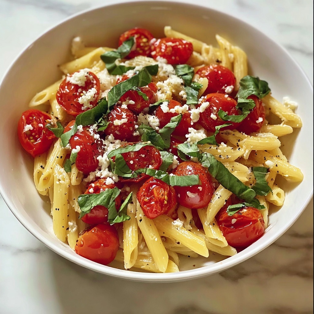 Whole-Wheat Pasta with Tomato Basil: 25-Minute Delight Recipe - Recipe Image