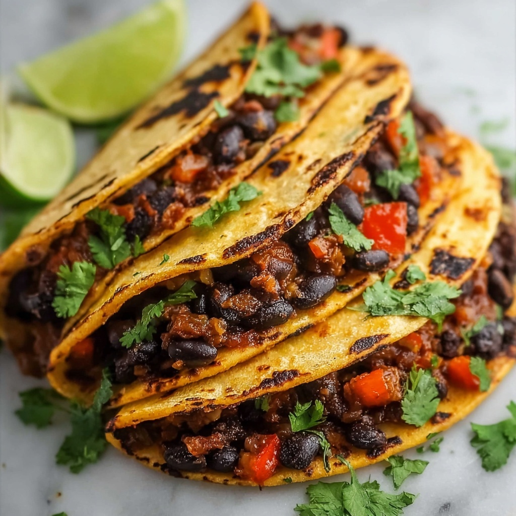 Crispy Black Bean Tacos That Will Wow Your Taste Buds Recipe - Recipe Image