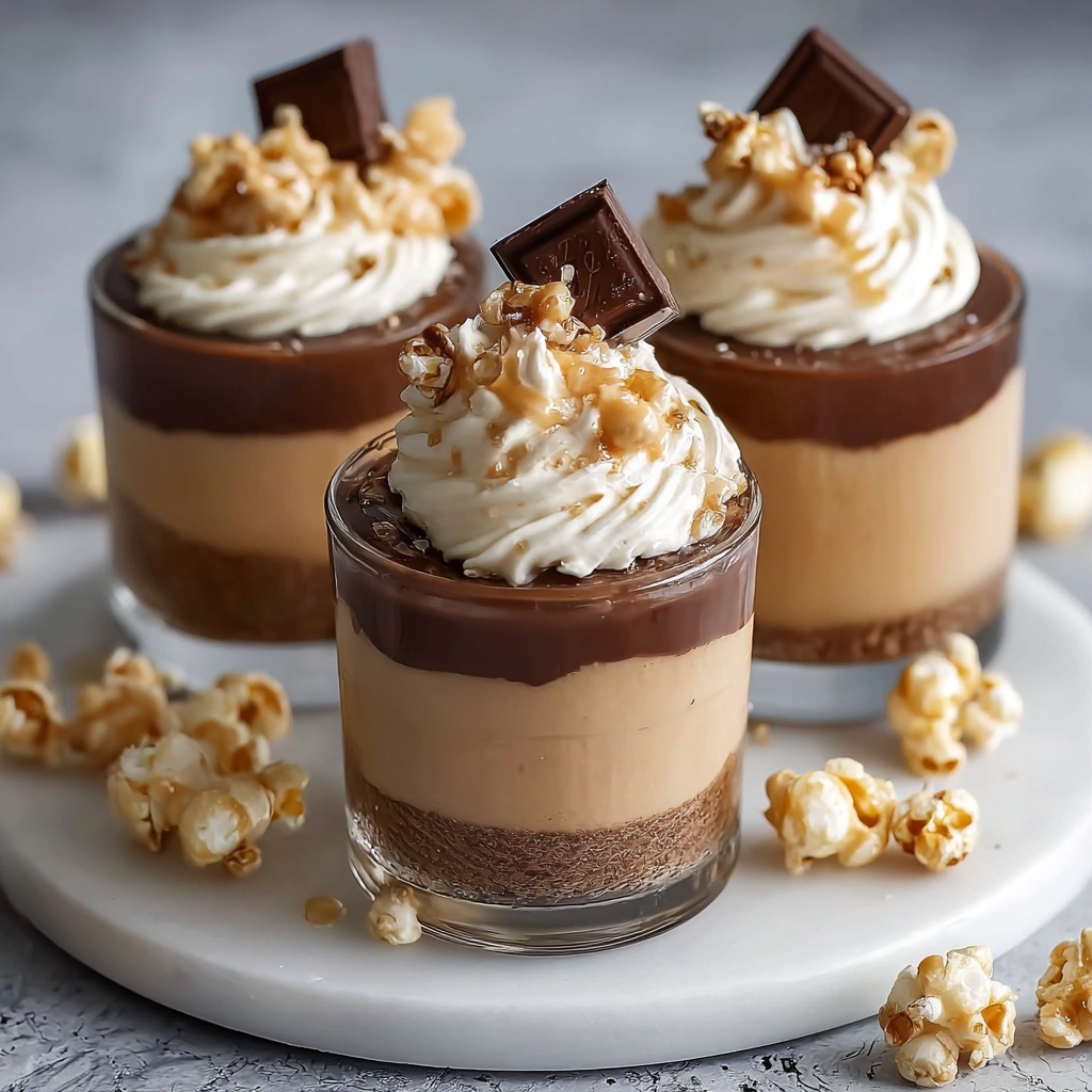 Decadent Snickers Mousse Cups Recipe - Recipe Image