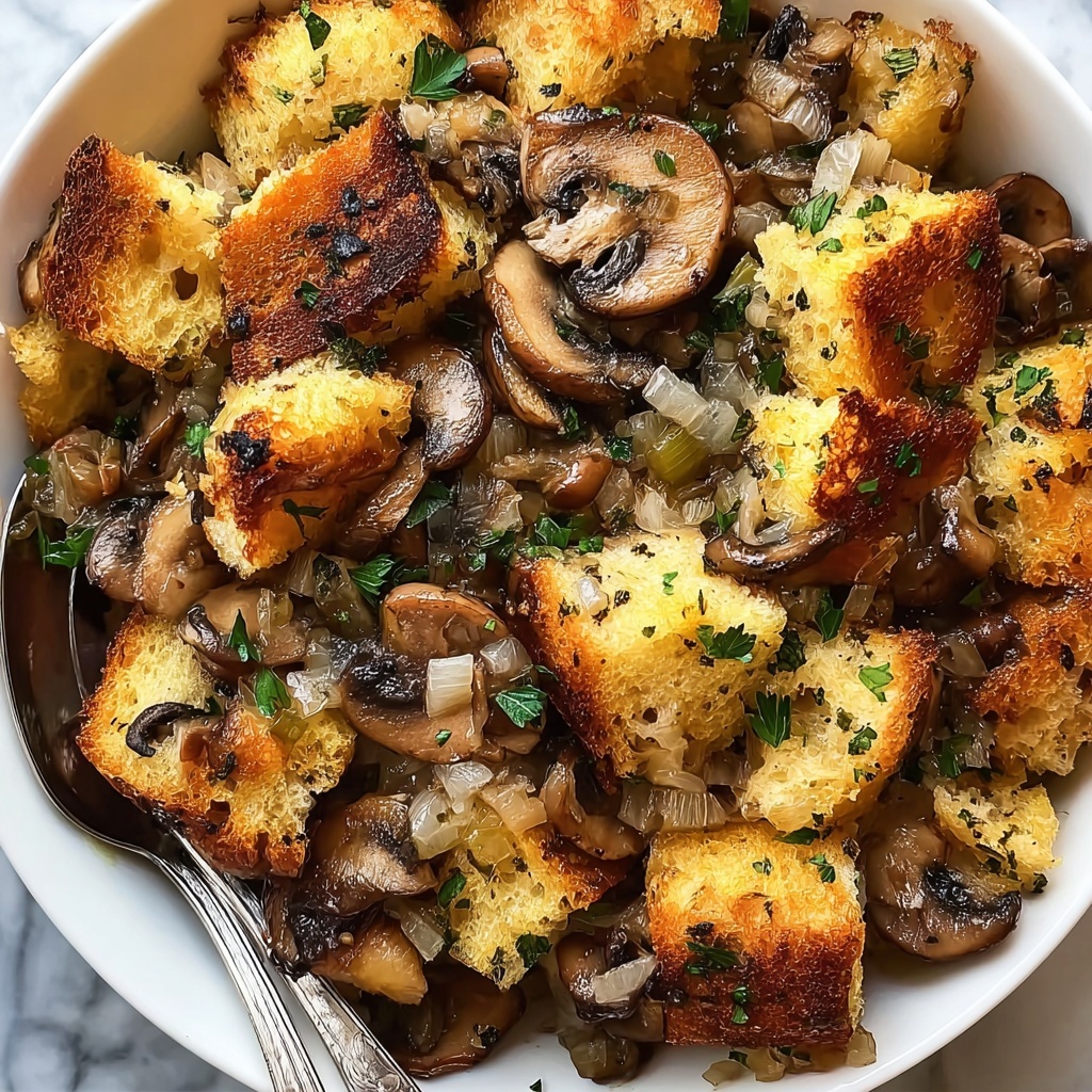 Mushroom Herb Stuffing Recipe - Recipe Image