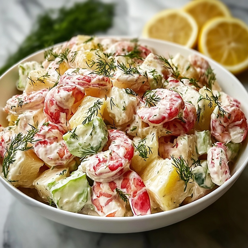 The BEST Seafood Salad Recipe - Recipe Image