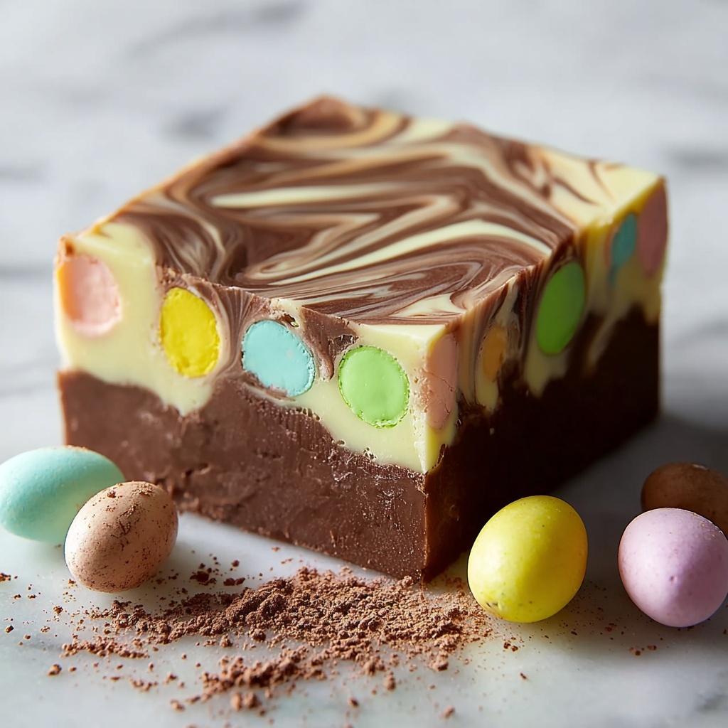 Cadbury Egg Fudge Recipe - Recipe Image