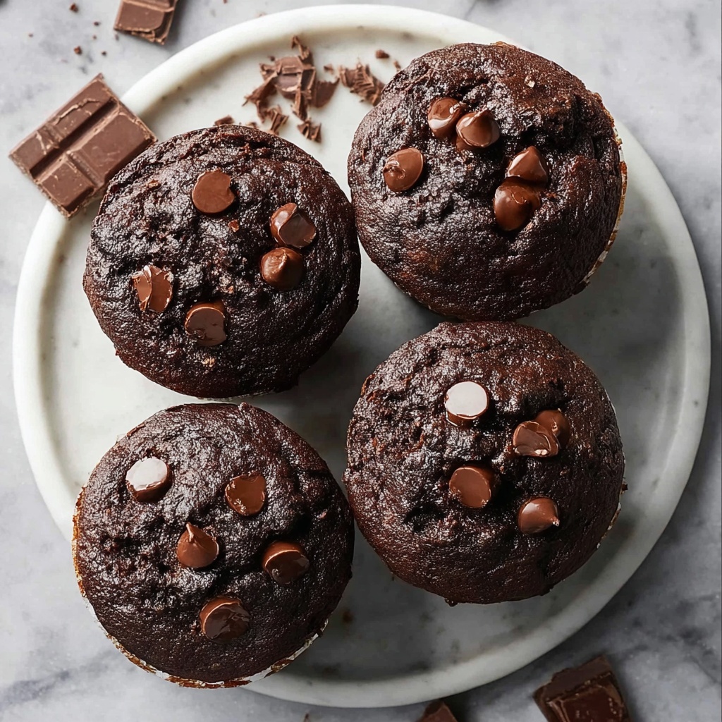 Irresistible Chocolate Zucchini Muffins Recipe - Recipe Image