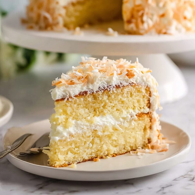 Coconut Custard Cake Recipe