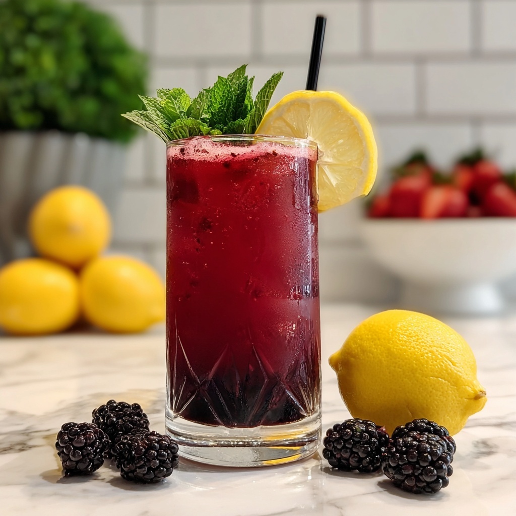 Triple Berry Lemonade Recipe - Recipe Image