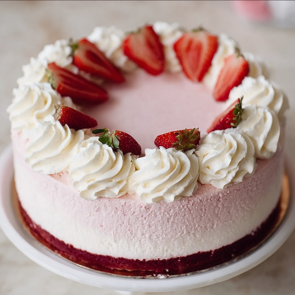 Strawberry Red Velvet Cheesecake Recipe - Recipe Image