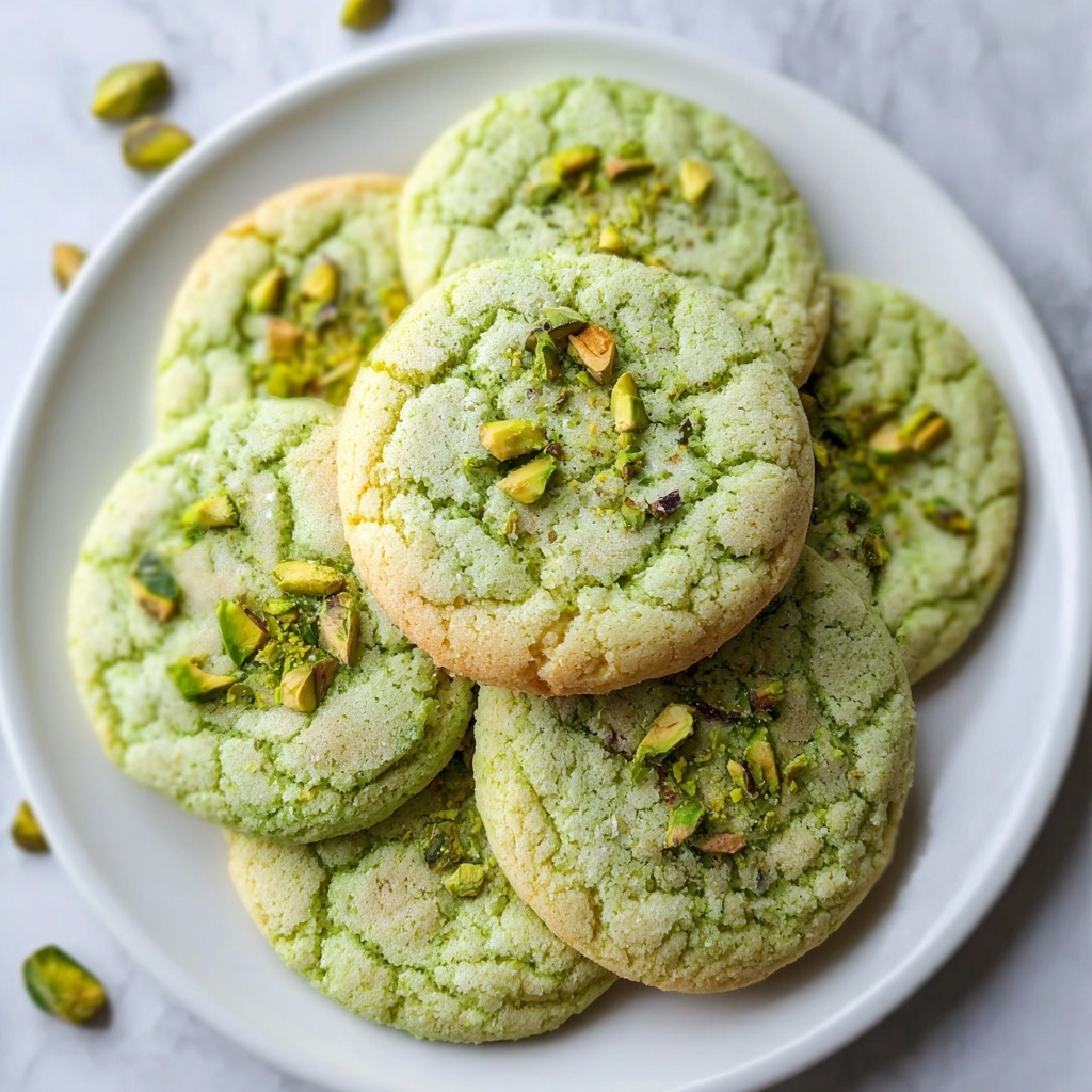 Soft and Chewy Pistachio Pudding Cookies Recipe - Recipe Image