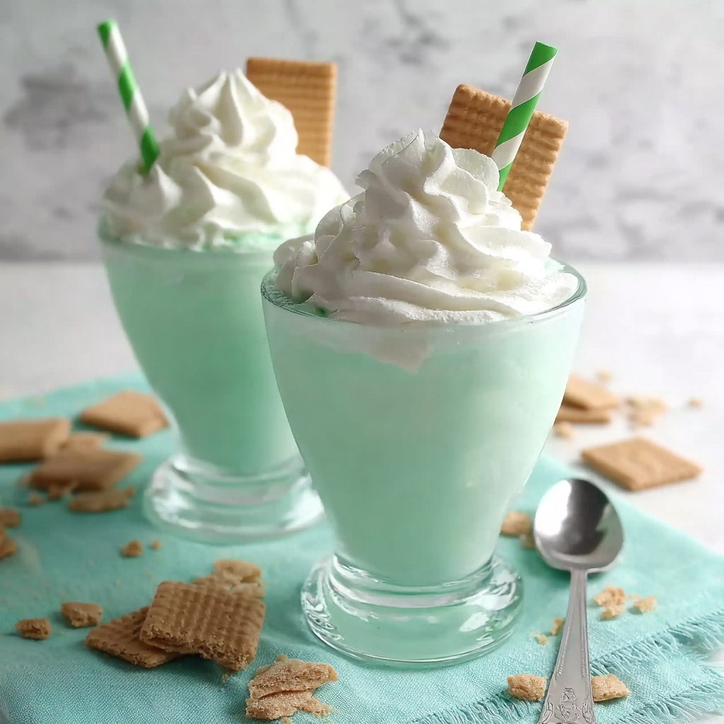 Cool Down with a Grasshopper Ice Cream Cocktail Delight Recipe - Recipe Image