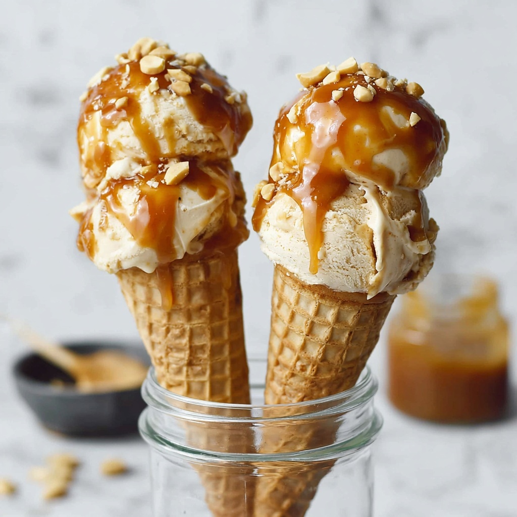 Vegan Peanut Butter Ice Cream Recipe - Recipe Image