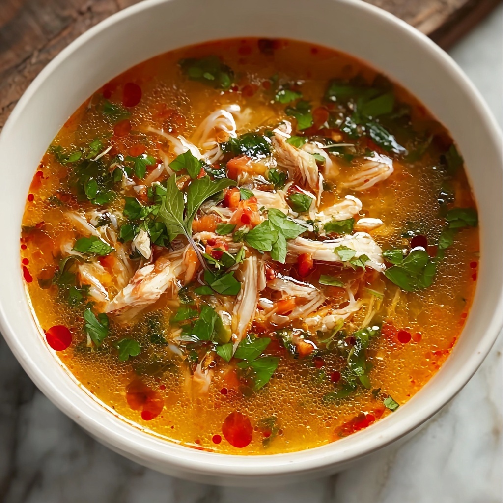 Spicy Chicken Soup Recipe - Recipe Image