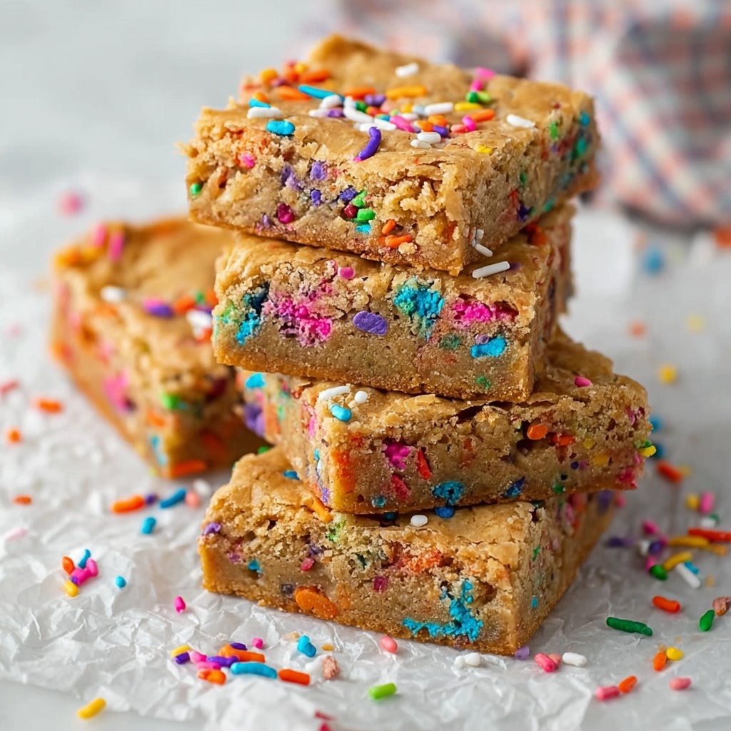 Funfetti Blondies Recipe - Recipe Image