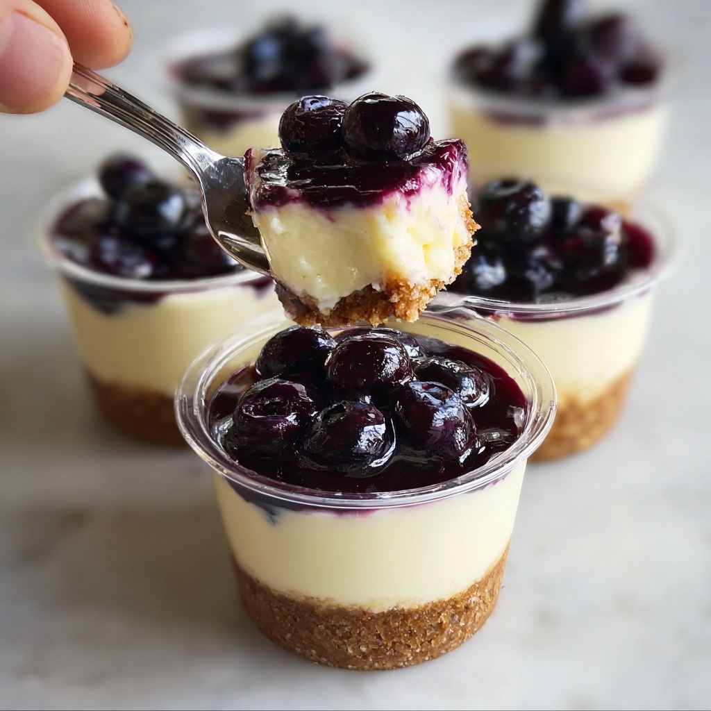 Juicy Mini Lemon Blueberry Cheesecakes to Indulge Your Senses Recipe