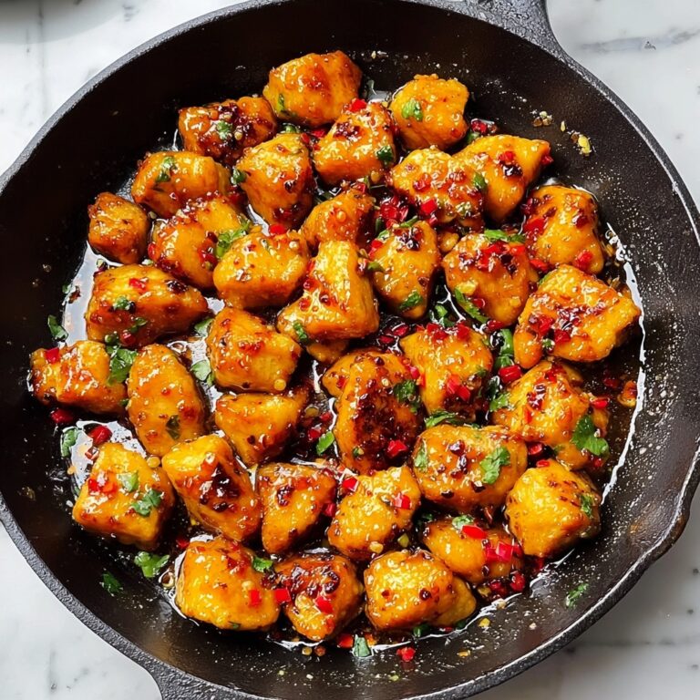Honey Garlic Chicken Bites Recipe