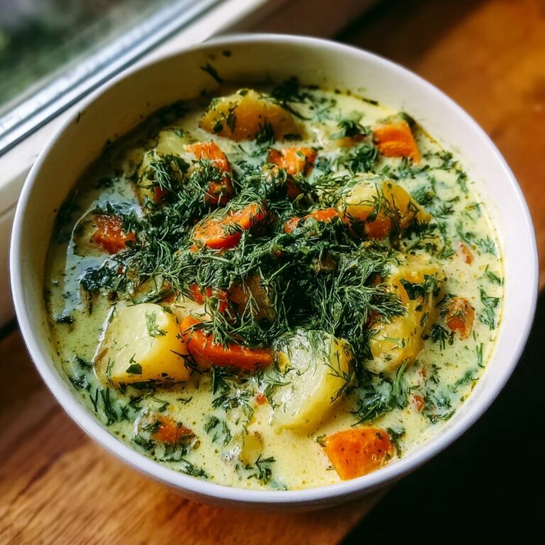 Creamy Dill Pickle Soup (Zupa Ogorkowa) Recipe