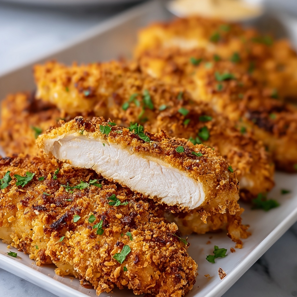 Crispy Baked Chicken Tenders Recipe - Recipe Image