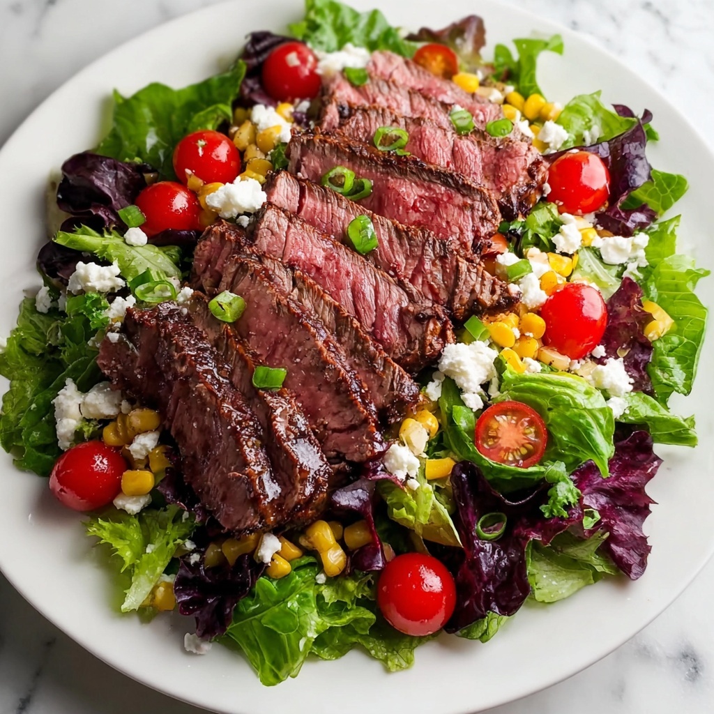 Balsamic Steak Gorgonzola Salad Recipe - Recipe Image