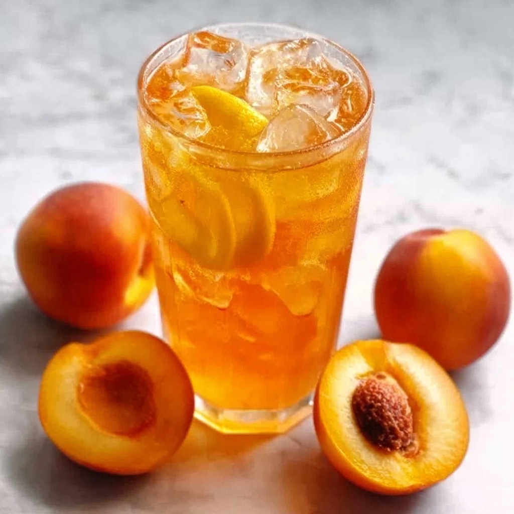 Refreshing Peach Lemonade Recipe - Recipe Image