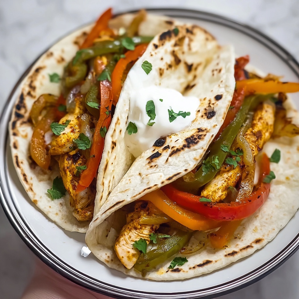 Chicken Fajitas: 7 Simple Steps to Tasty Perfection Recipe - Recipe Image