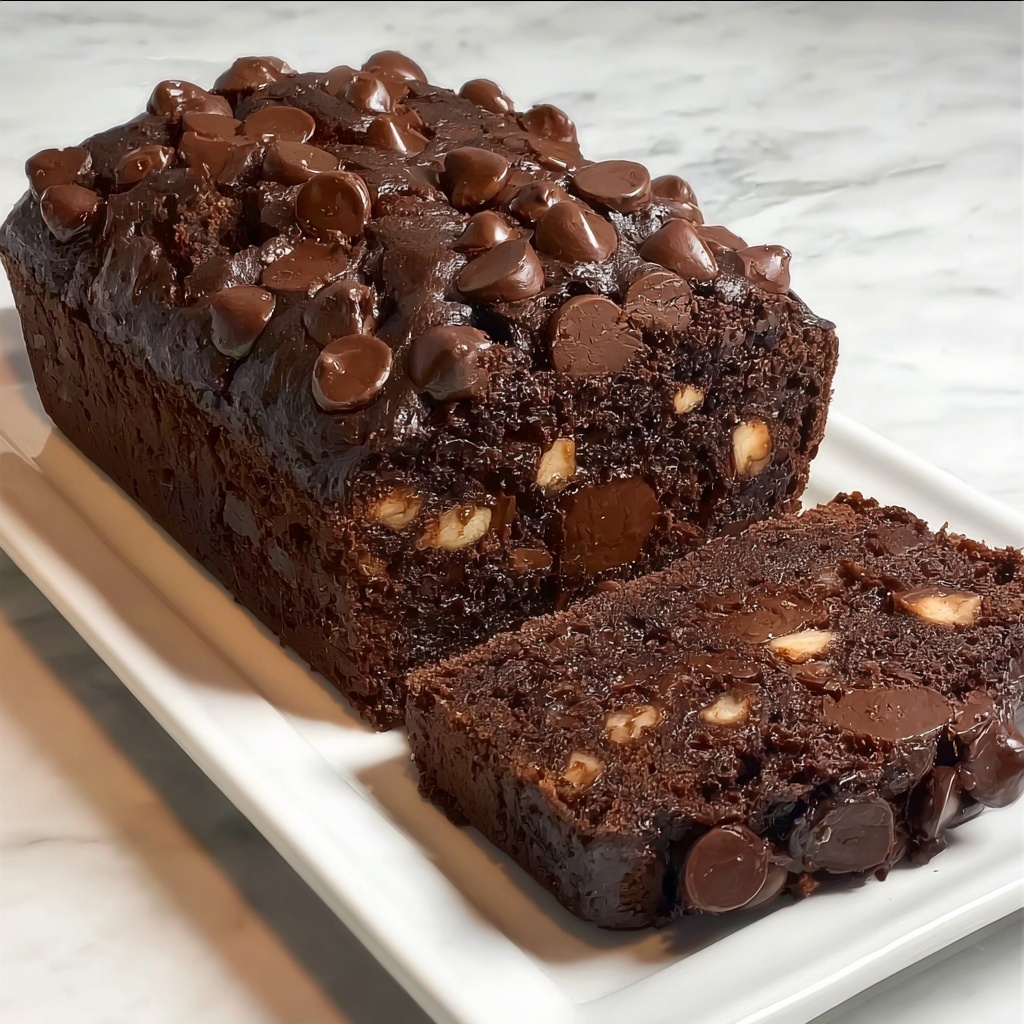 High Protein Chocolate Banana Bread Recipe - Recipe Image